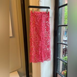 Guipure Lace Midi Skirt size 0